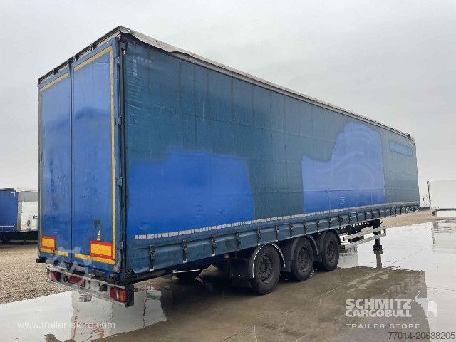 Auflieger mit Pritsche & Plane Berger Curtainsider Mega