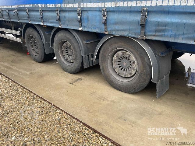 Auflieger mit Pritsche & Plane Berger Curtainsider Mega