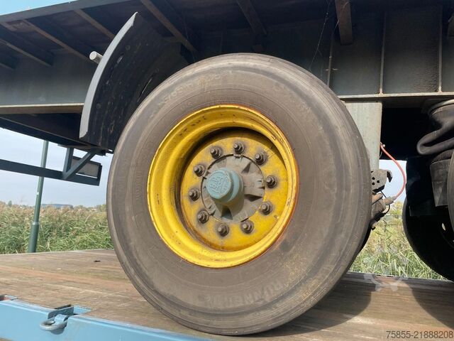 Flatbed Haan OPL 45 Platform / BPW Axles / 2x Liftaxle / Dru...
