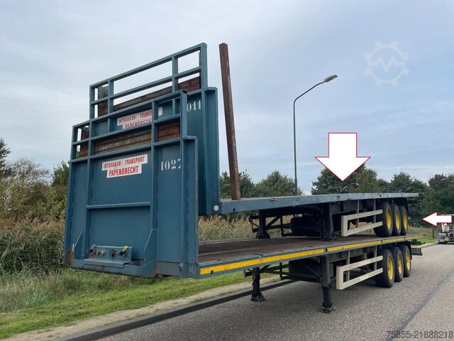 Flatbed Haan OPL45 Heavy Duty (45Ton) / Rungen-Potholes / NL...