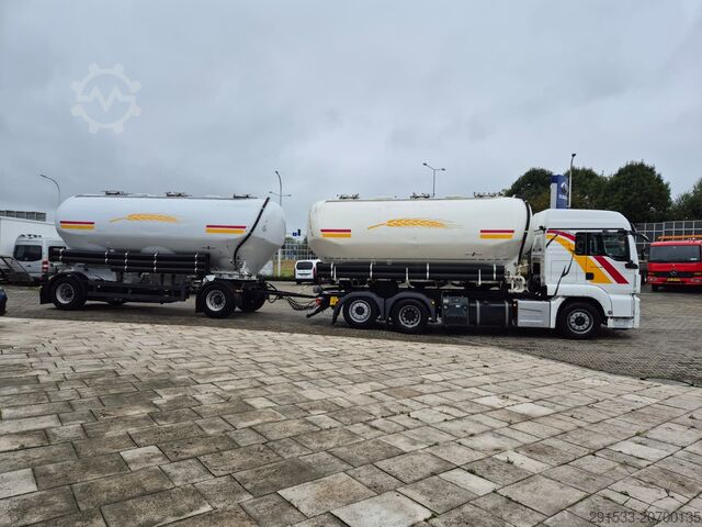 Vakuum-Druck-Lkw MAN TGS 26.480 / SPRITZER SILO / 24+28m3
