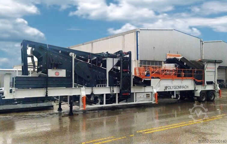 Schuttsortiermaschine Polygonmach PVS-2060 vibrating inclined screen 3-4 decks