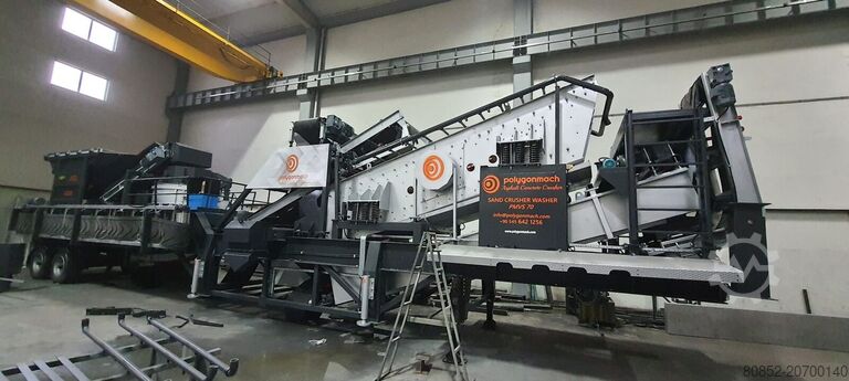 Schuttsortiermaschine Polygonmach PVS-2060 vibrating inclined screen 3-4 decks
