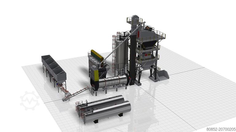 Asphaltmischanlage Polygonmach PBA-160 batch type stationary asphalt plant