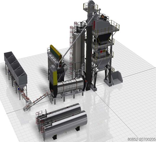 Asphaltmischanlage Polygonmach PBA-160 batch type stationary asphalt plant