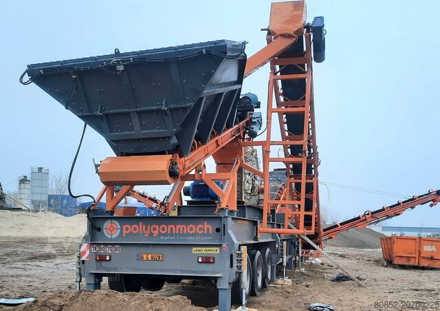 Brechanlage Polygonmach Mobile impact crusher with screen 1200x1000mm w...