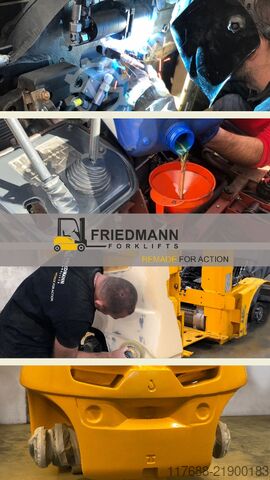 High lift truck driver Jungheinrich ERC 212 - Service Neu - Batterie 80% - 2,5m Hub