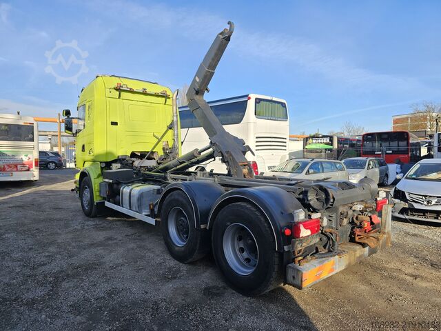 Roll-off tipper truck SCANIA R500 LB6X2HHZ, RETARDER Blatt/Blatt 3xPi