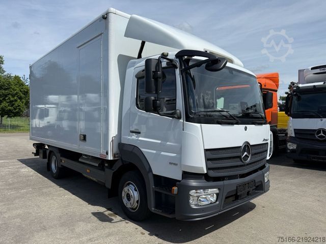Box truck MERCEDES-BENZ ATEGO 918 L Koffer 5,10 m LBW 1,5 T*E 6D*NL 4 T