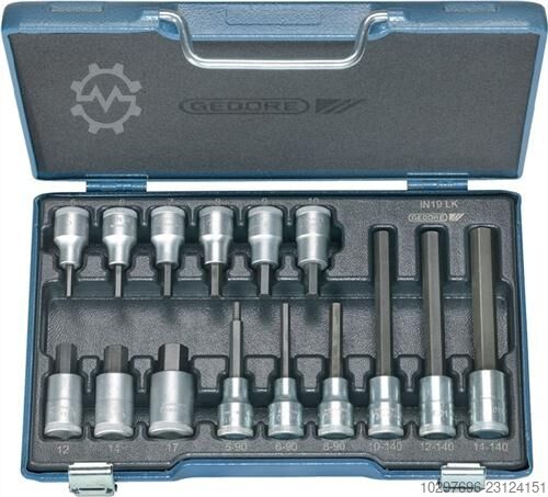 Socket set IN 19 - 1 pc Gedore 