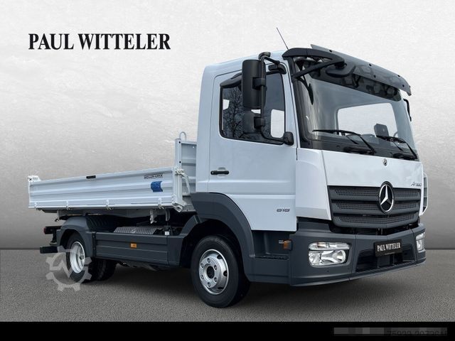 Van chassis MERCEDES-BENZ Atego 818 K 4x2 3-S.-Kipper+Klima+2xAHK+2200 km!