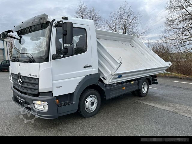 Van chassis MERCEDES-BENZ Atego 818 K 4x2 3-S.-Kipper+Klima+2xAHK+2200 km!