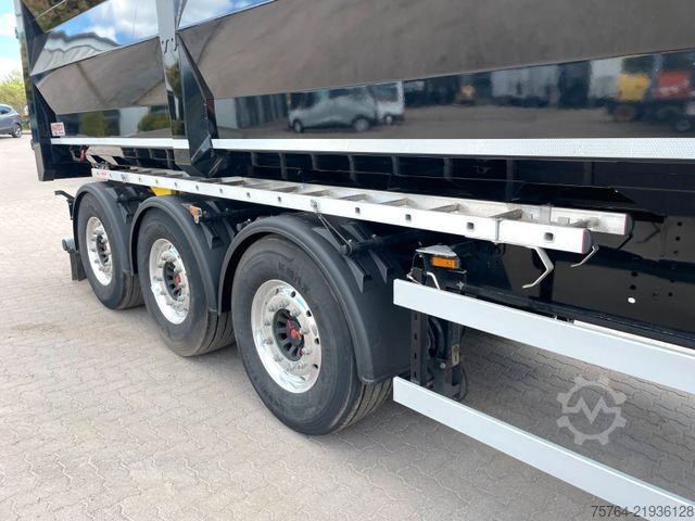Tipper semitrailer KEMPF 54m³ Stahlauflieger/Schrott/Hardox/Auch Miete!