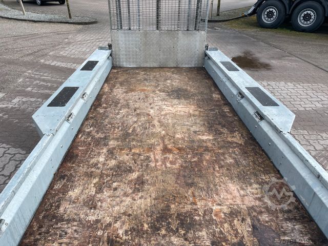Car trailer IFOR WILLIAMS 3,70m Pritschenanhänger / 1,38m Rampe