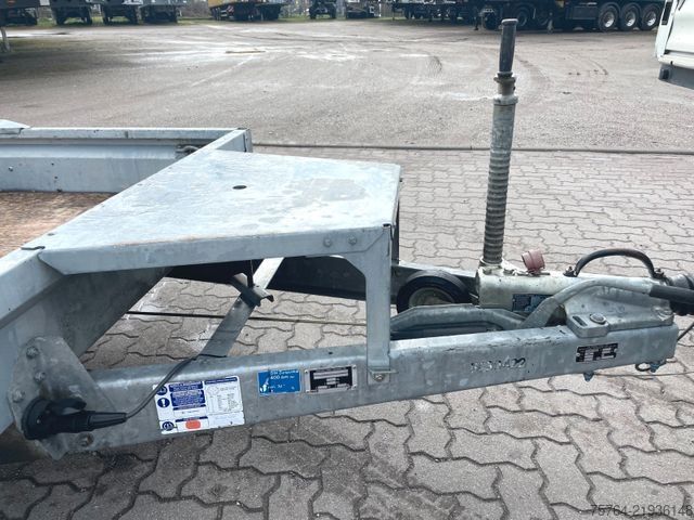 Car trailer IFOR WILLIAMS 3,70m Pritschenanhänger / 1,38m Rampe