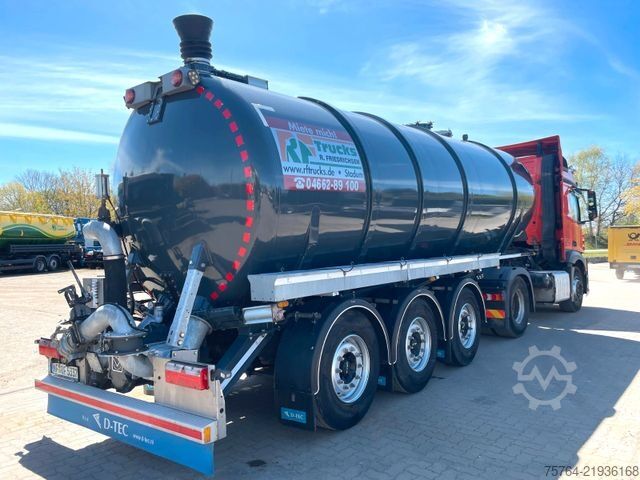 Tanker semitrailer D-TEC ca.  30m³ Gülletankauflieger/Gelenkt/ Auch Miete