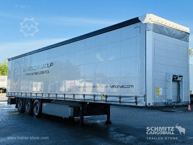 Open semitrailer with tarp Schmitz Cargobull Curtainsider Coil Getränke