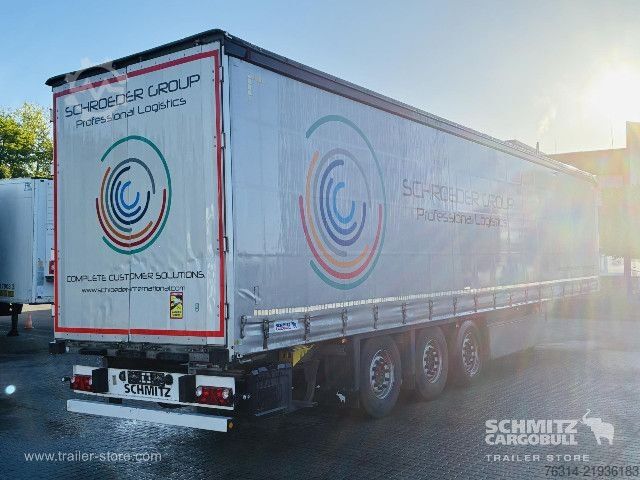 Open semitrailer with tarp Schmitz Cargobull Curtainsider Coil Getränke
