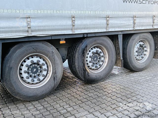 Open semitrailer with tarp Schmitz Cargobull Curtainsider Coil Getränke