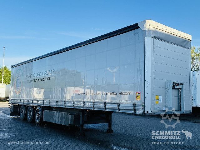 Open semitrailer with tarp Schmitz Cargobull Curtainsider Coil Getränke