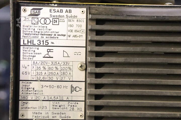 Inverter-Schweissgerät 260 A ESAB LHL 315