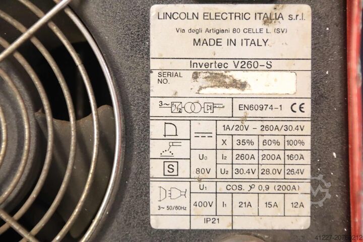 Inverter-Schweissgerät 260 A Lincoln Electric Invertec V260-S