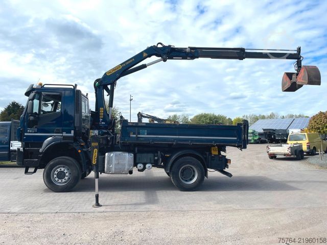Truck mounted crane IVECO Trakker 360/AD190/Pafinger 13.001/Meiller/1.Hand