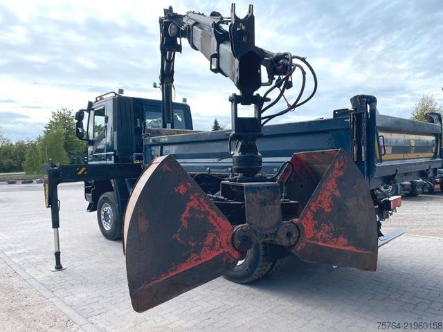 Truck mounted crane IVECO Trakker 360/AD190/Pafinger 13.001/Meiller/1.Hand