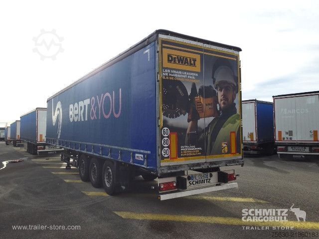 Open semitrailer with tarp Schmitz Cargobull Semitrailer Curtainsider Standard