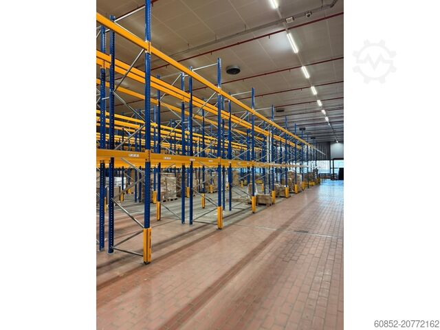Schwerlastregal Palettenregal 100,80 lfm Jungheinrich MPB Palettenrega H: 500cm, Fachlast: 2100 kg