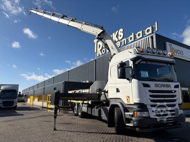 Scania R 450 + HIAB 422 E-6---6X EXT.+ EURO 6 + 6X2 + Lenkachse/Hebevorrichtung + Manuell + Fernbedi Scania R 450 + HIAB 422 E-6---6X EXT.+ EURO 6 + 6X2 + ...