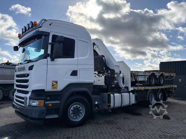 Scania R 450 + HIAB 422 E-6---6X EXT.+ EURO 6 + 6X2 + Lenkachse/Hebevorrichtung + Manuell + Fernbedi Scania R 450 + HIAB 422 E-6---6X EXT.+ EURO 6 + 6X2 + ...