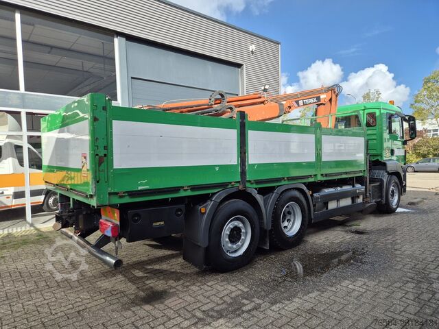 MAN TGS 26.400 6X2 Pritsche/ Crane Terex 210.2-A13 Remote MAN TGS 26.400 6X2 Pritsche/ Crane Terex 210.2-A13 ...