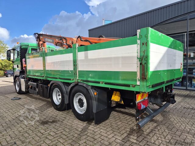 MAN TGS 26.400 6X2 Pritsche/ Crane Terex 210.2-A13 Remote MAN TGS 26.400 6X2 Pritsche/ Crane Terex 210.2-A13 ...