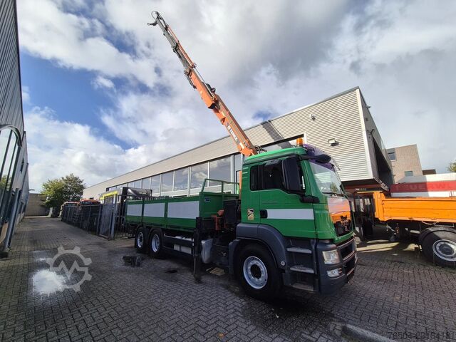 MAN TGS 26.400 6X2 Pritsche/ Crane Terex 210.2-A13 Remote MAN TGS 26.400 6X2 Pritsche/ Crane Terex 210.2-A13 ...