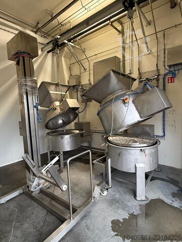 Meat processing machine Debaenst Potenbroeier + Pensenbroeier