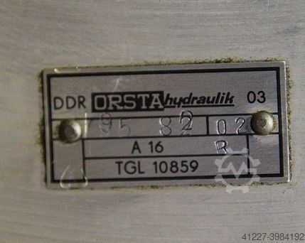 Hydraulikpumpe doppelt Orsta Hydraulik A16R / C16-3R TGL 10859