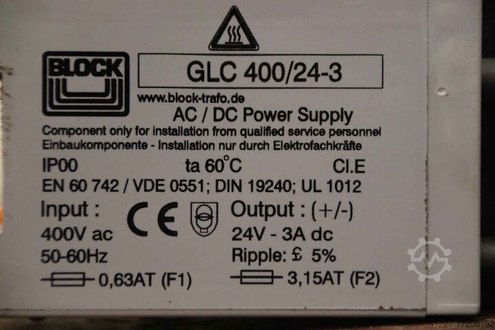 Power Supply Block GLC 400/24-3