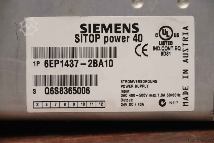 Power supply Siemens 6EP1437-2BA10