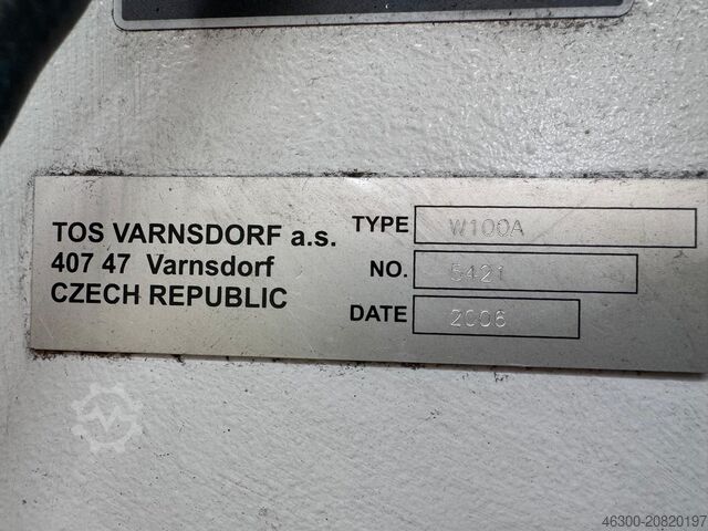 Leit-/Zugspindeldrehmaschine TOS VARNSDORF W 100 A