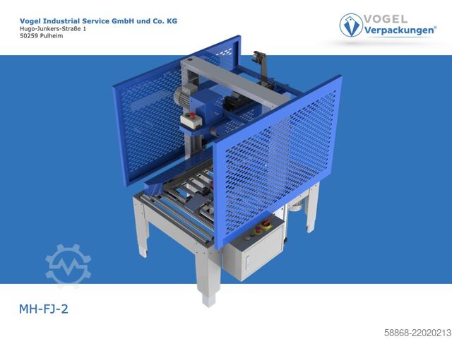 Carton sealing machine Kartonverschließer für versch. Größen MH-FJ-2 automatische Kartonanpassung
