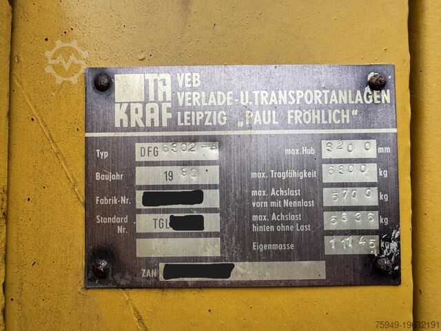 TAKRAF DFG6302-A | 6,3to. | DDR-Power Takraf TAKRAF DFG6302-A | 6,3to. | DDR-Power