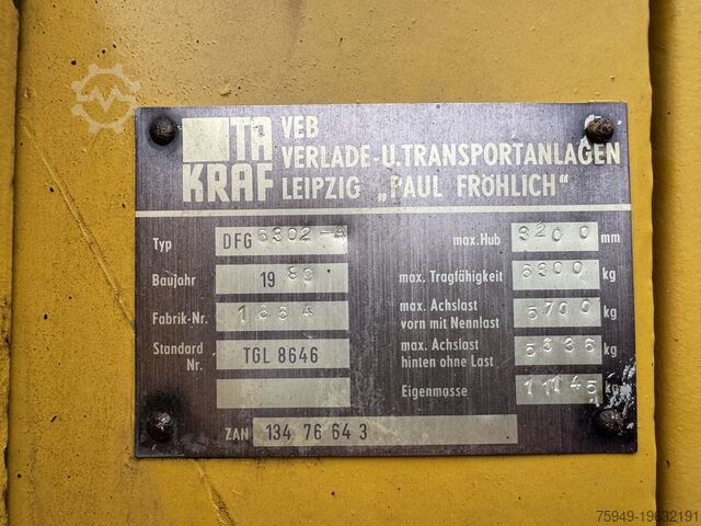 TAKRAF DFG6302-A | 6,3to. | DDR-Power Takraf TAKRAF DFG6302-A | 6,3to. | DDR-Power