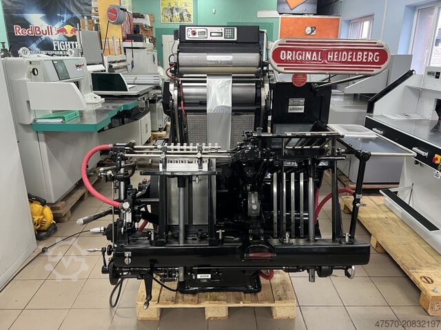 Heißprägemaschine Heidelberg GT 32×46 Hot Stamping Machine
