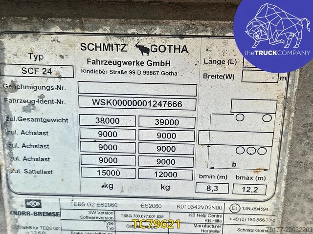 Container transportation Schmitz Cargobull 
