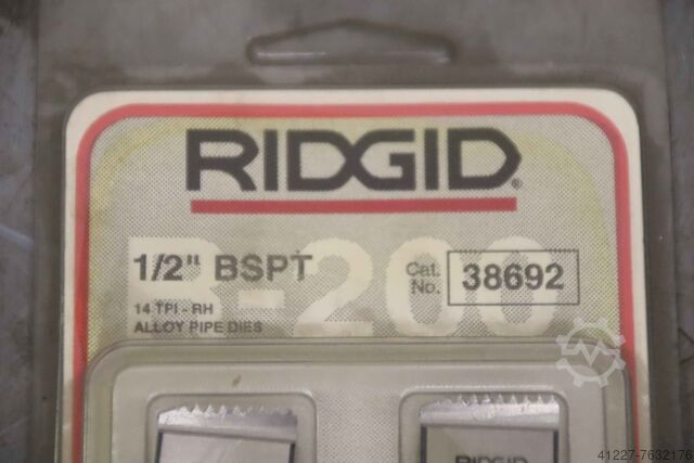 Threading die set Ridgid 1/2"  BSPT