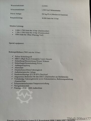 Feuerwehrfahrzeug Rosenbauer Panther Flughafen- Feuer - Löschfahrzeug