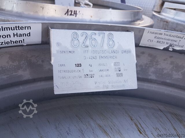Stainless steel transport container pressure tank  