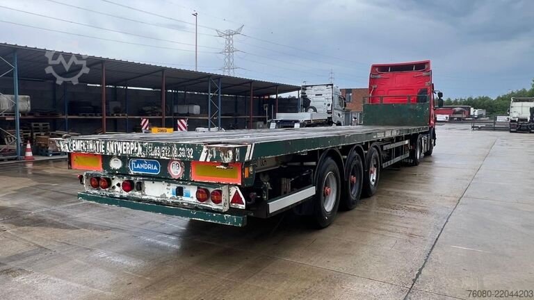 Flatbed Flandria OPL 3 38 T (TWISTLOCKS / TAMBOURS / DRUM BRAKES...