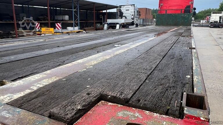 Flatbed Flandria OPL 3 38 T (TWISTLOCKS / TAMBOURS / DRUM BRAKES...